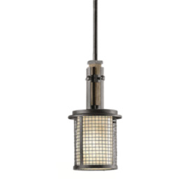 Iron, Wood & Marble - lampa wisząca