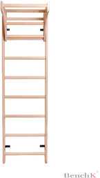 BenchK Drabinka gimnastyczna bukowa BenchK111 + drążek