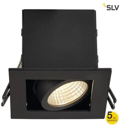 KADUX LED DL SET, kwadratowa, czarna, mat., 9W,