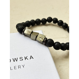 Pakamera Bransoletka Męska Piryt