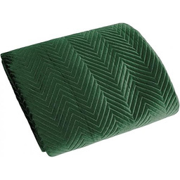 Eurofirany Koc dzienny, tkanina, Sofia ciemnozielony, 170 x