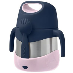 B.BOX Termos na jedzenie Indigo Rose BB00435 Różowo-szary