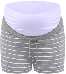 Damskie szorty ciążowe szare Bellybutton, r.XL
