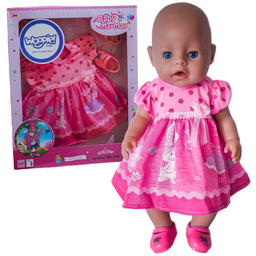 WOOPIE ROYAL Ubranko dla Lalki Różowa Sukienka Króliczek