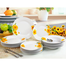 Banquet Porcelanowy zestaw talerzy SUNNY 18 szt.