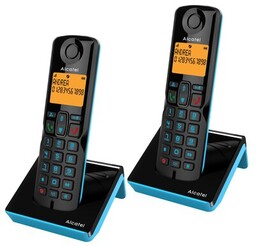 ALCATEL Telefon S280 Duo Czarno Niebieski