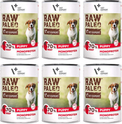 RAW PALEO mokra karma dla szczeniąt z wołowiną