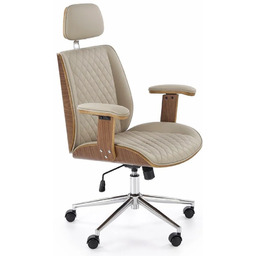 Elior Fotel beżowy obrotowy do komputera G6-S67