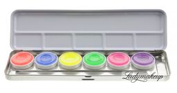 Kryolan - Aquacolor - Paleta 6 farb UV