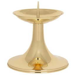 Lichtarz mosiężny pojedyńczy 15 cm