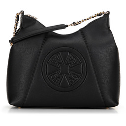 Damska shopperka z imitacji skóry czarna