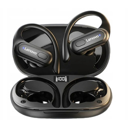 Słuchawki bezprzewodowe Lenovo XT60 Bluetooth czarne sportowe douszne