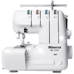 Owerlok overlock 4-nitkowy Minerva ML3345 mocny łatwy