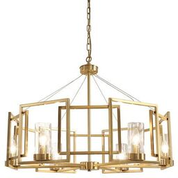 Glass & Brass - Frames - nowoczesny żyrandol