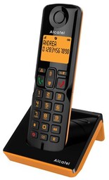 ALCATEL Telefon S280 Czarno-pomarańczowy