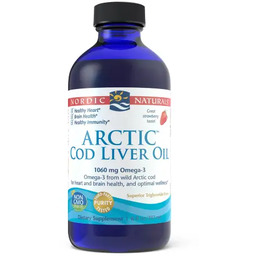 Nordic Naturals Arctic Cod Liver Oil 1060mg Strawberry