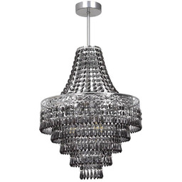 MILAGRO Żyrandol CORAL MLP1585 oprawa w kolorze czarnym