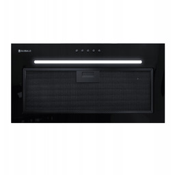 Okap do zabudowy Globalo Latapio 60.1 Black Czarny