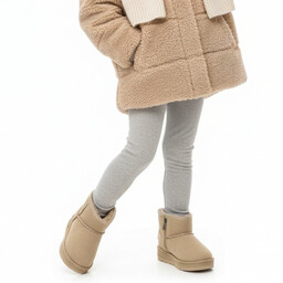 Big Star Beżowe Śniegowce Ocieplane Buty Dziecięce