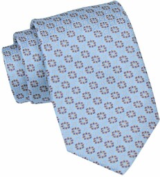 Klasyczny Męski Krawat - ALTIES - Jasnoniebieski