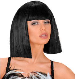 Peruka czarna Showgirl - 1 szt.