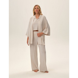 Szlafrok damski Jen - beżowy M