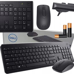 Zestaw Klawiatura Mysz Dell Bezprzewodowa Do Komputera Biura