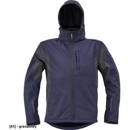 DAYBORO softshell - męska kurtka softshellowa, odpinany kaptur,