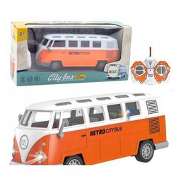 AUTOBUS RETRO RC ZE ŚWIATŁEM 1:30