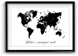 Plakat - Mapa Świata