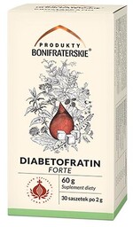 Produkty Bonifraterskie Diabetofratin Forte, 30 saszetek (60 g)