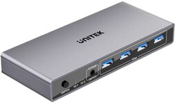 Unitek Przełącznik KVM 8K@60Hz USB 3.0 5Gbps DP