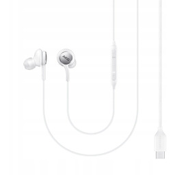 Przewodowe słuchawki dokanałowe Akg złącze Usb-c biały