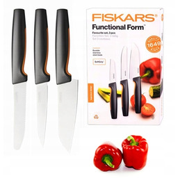 Fiskars Ff Komplet 3 Noży Stalowych W Pudełku