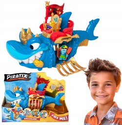 Piratix King Shark Golden Treasure Zestaw Piracki Magicbox