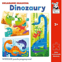 Dinozaury. Układanki malucha. Kapitan Nauka