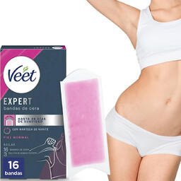 Plastry z woskiem do Depilacji Pach Veet Expert