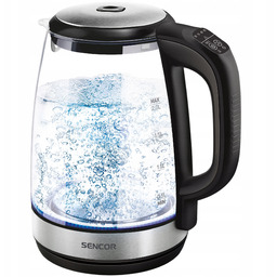 Czajnik bezprzewodowy Sencor 2200W 2L Szklany regulacja Temperatury