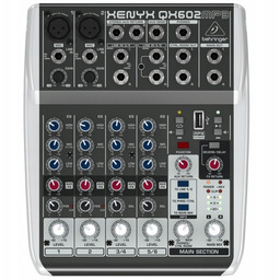 Behringer Xenyx QX602MP3 6-kanałowy mikser z oddtwarzaczem MP3