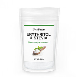 GymBeam Słodzik Erytrytol & Stewia 240 g