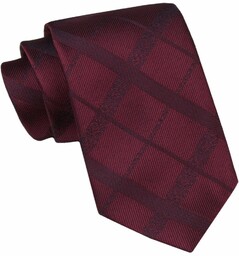 Klasyczny Męski Krawat - ALTIES - Bordo