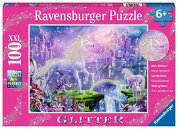 Zabawki dla dziewczynek Puzzle podłogowe Ramkowe Królestwo Jednorożców