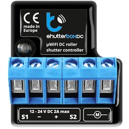 BleBox shutterBoxDC v2 - sterownik rolet WiFi -