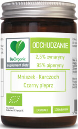 BE ORGANIC Tabletki Wspomagające Odchudzanie Bio 100 Szt.