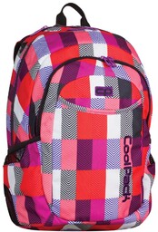 Plecak szkolny dla dziewczynki, kratka, CoolPack