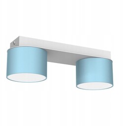 Milagro Lampa sufitowa Dixie Blue/White 2xGX53 Lampa sufitowa