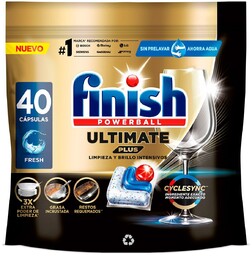 Finish Powerball Ultimate Plus Kapsułki do Zmywarki 40