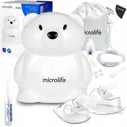 INHALATOR MICROLIFE DLA DZIECI I DOROSŁYCH TŁOKOWY NEBULIZATOR