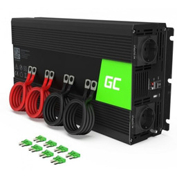 Green Cell Przetwornica 24V/230V 3000W/6000W Czysty sinus
