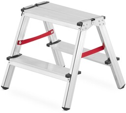 Drabina domowa dwustronna 2x2 stopnie HIGHER - 2,40